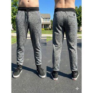 Southpole Authentic Collection Men's Tech Fleece Jogger Pants Grey Marled Size M